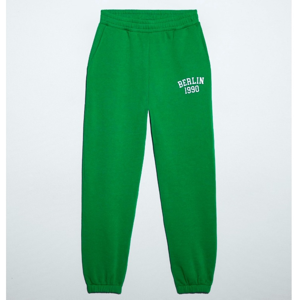 Zara Green Jogger Pants- NWT